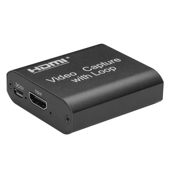 

HOT-4K HDM I 1080P High Definition USB Video Capture Card with Loop
