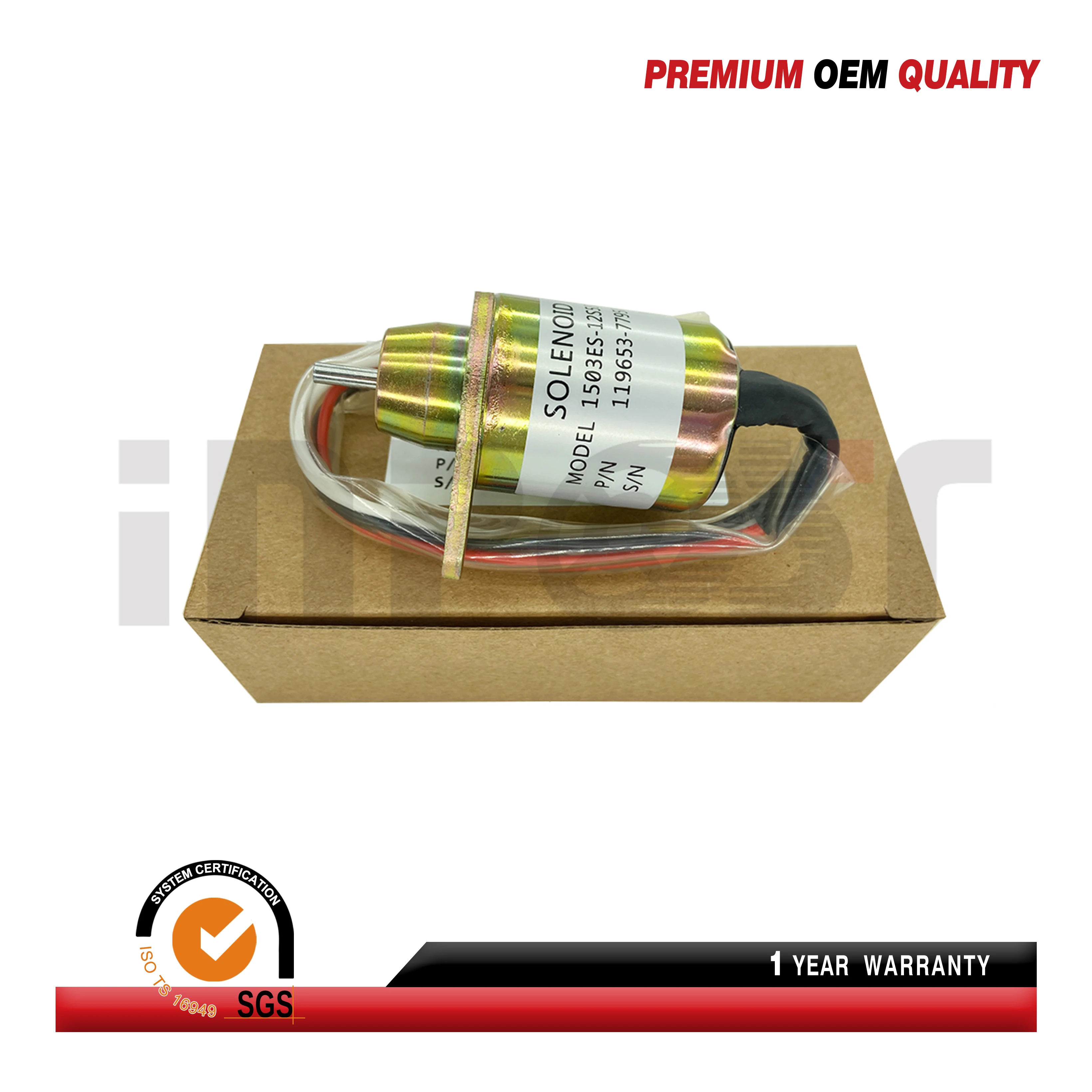 Оптовая продажа электромагнит останова Yanmar 119653 77950 119285 1503ES 12S5SUC5S 12 В|solenoid valve for