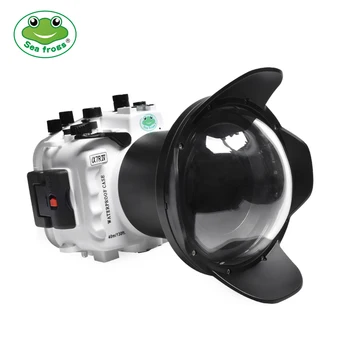 

40m/130ft For A7 IV A7R4 A7RIV A7M4 28-70mm lens underwater camera housing diving box case Waterproof cover White