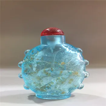 

Chinese old beijing Glass handmade snuff bottle