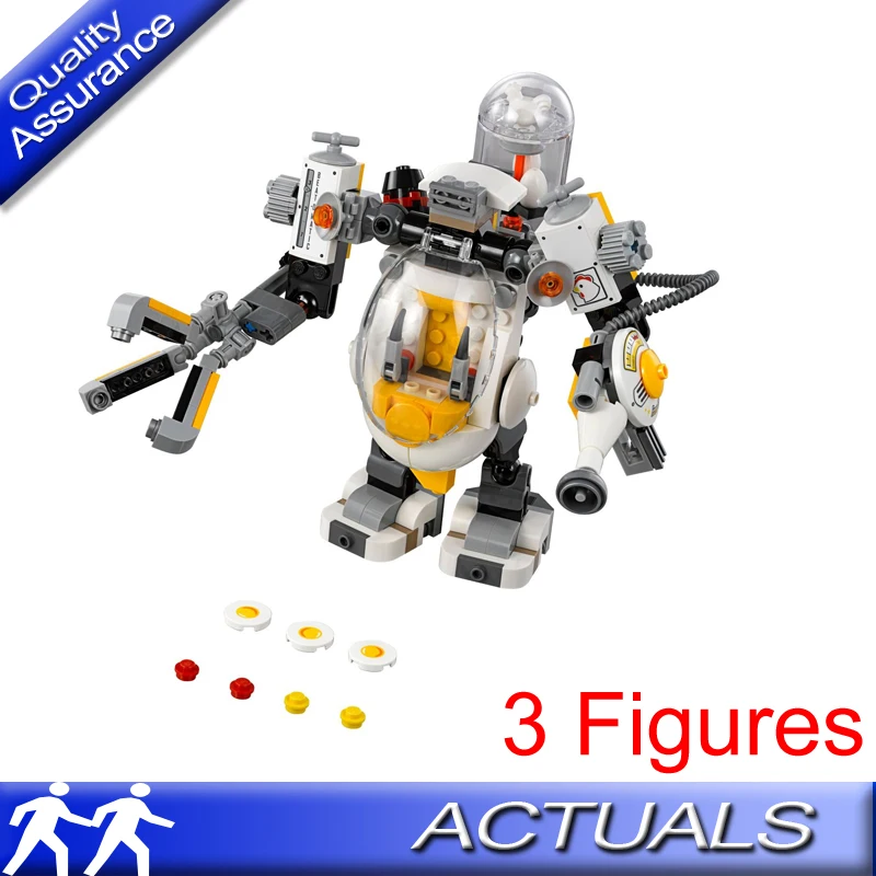 

07096 Compatible Batman Movie Mech Food Fight Building Blocks Bricks Super Heroes Robot Toys for Children