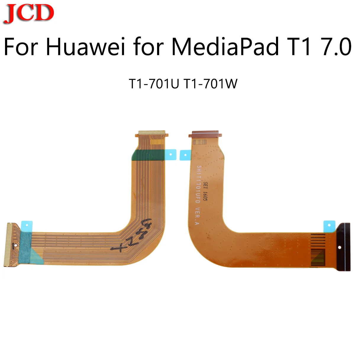 No9 T1 7.0 701U JCD T3 ЖК гибкий кабель для huawei для MediaPad M2 M3 Lite M5 T1 T3 10 AGS-L03 AGS-L09 ЖК-дисплей Разъем материнской платы - Цвет: No9 T1 7.0 701U