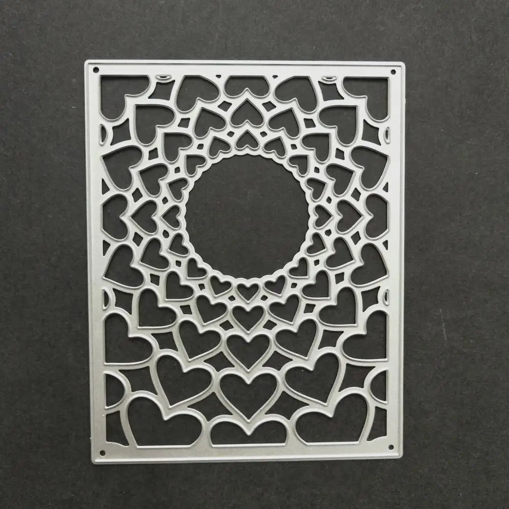 2019 Diverging love frame металлические трафареты для пресс формы DIY скрапбукинга/фото