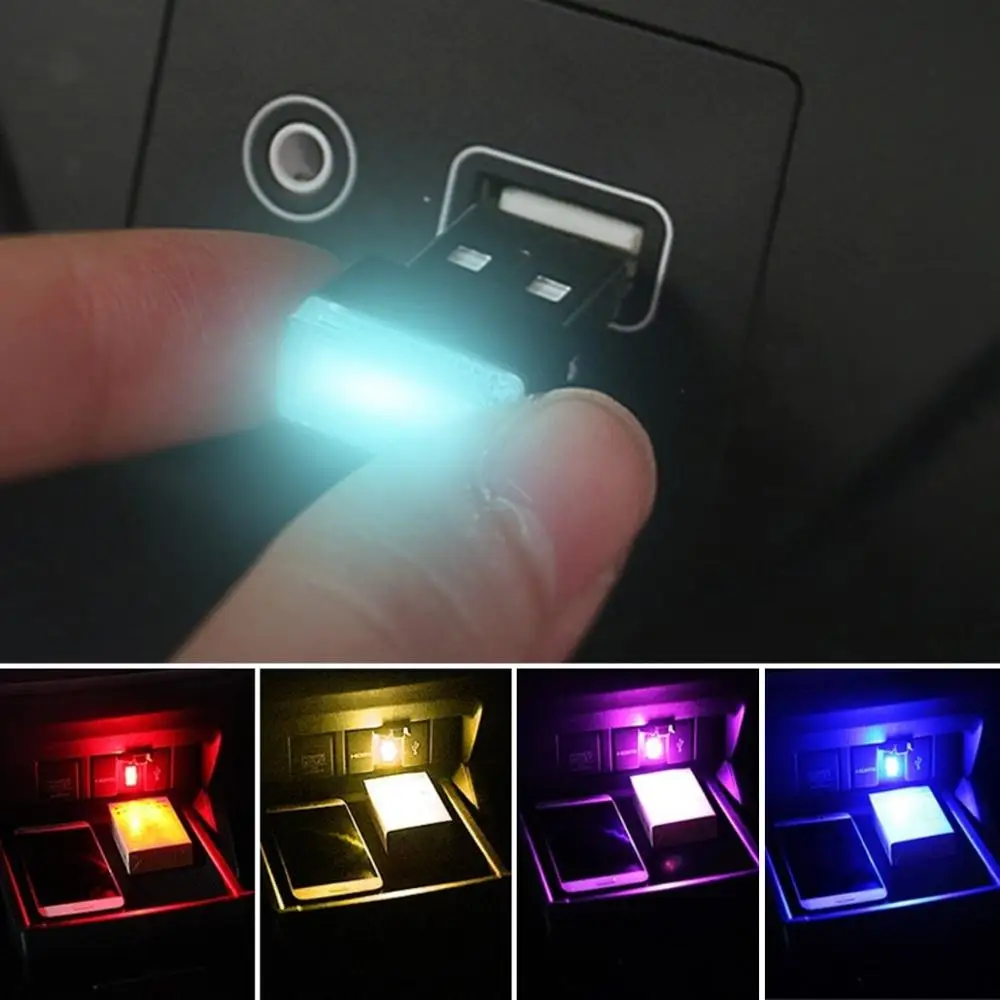 Светодиодный Атмосфера USB светильник Подсветка салона ing лампа для Honda Mugen
