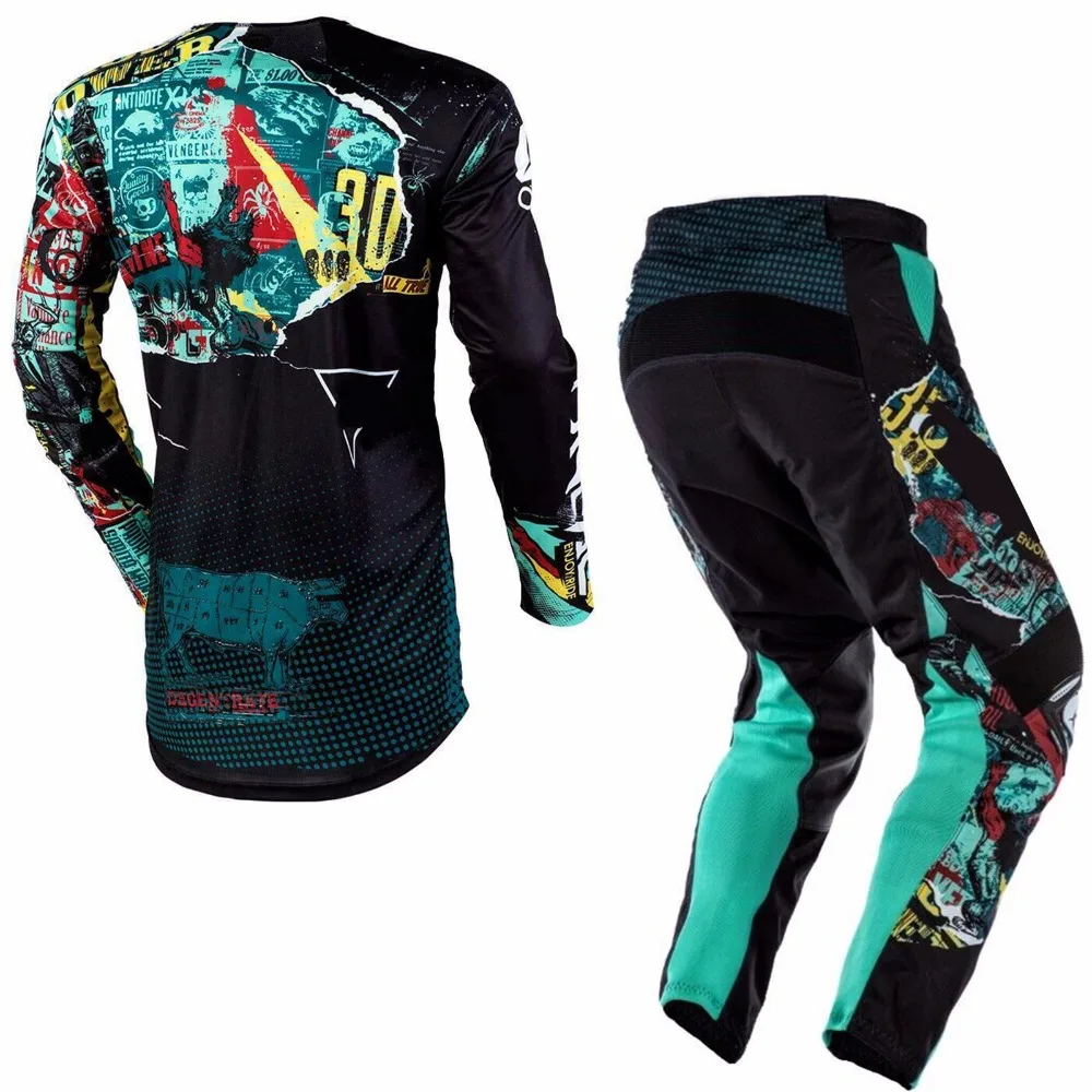 Новинка MX/ATV/DH Racing Hardwear Rizer Combo Jersey брюки для мотокросса Dirt Bike внедорожные шестерни