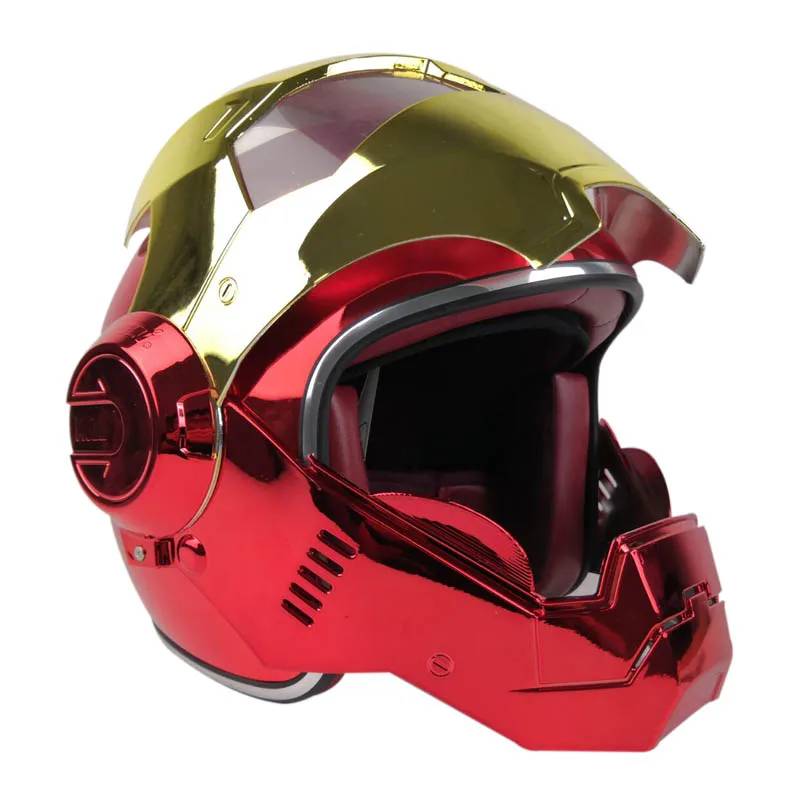 Vcoros, полный Fcae, Железный человек, мотоциклетный шлем со съемным и моющимся держателем, емкость для мотоцикла, ciclista capacete moto