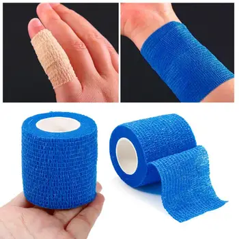 Pure Color non-woven Self Adhesive Bandage Sports Tape Finger Joints First Aid Kit Pet Vet Wraps 2.5cm*5m Safety & Survival 5