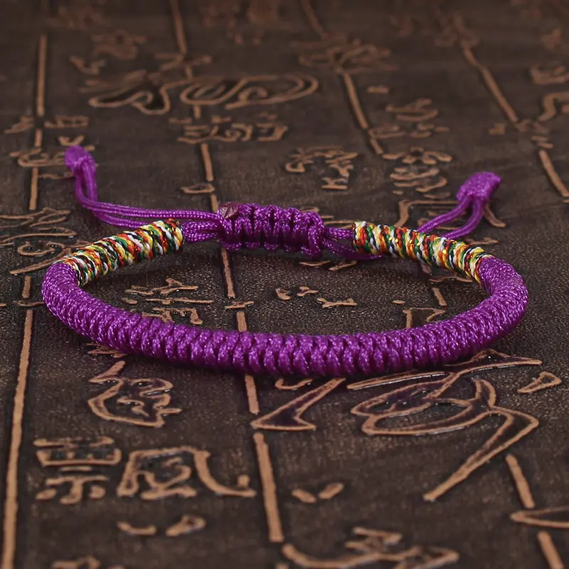 Tibetan Buddhist Lucky Bracelet bracelet jewelry Unisex Braid Red Thread Rope Adjustable King Kong Knot Bracelets for Womern Men Bangles Jewelry