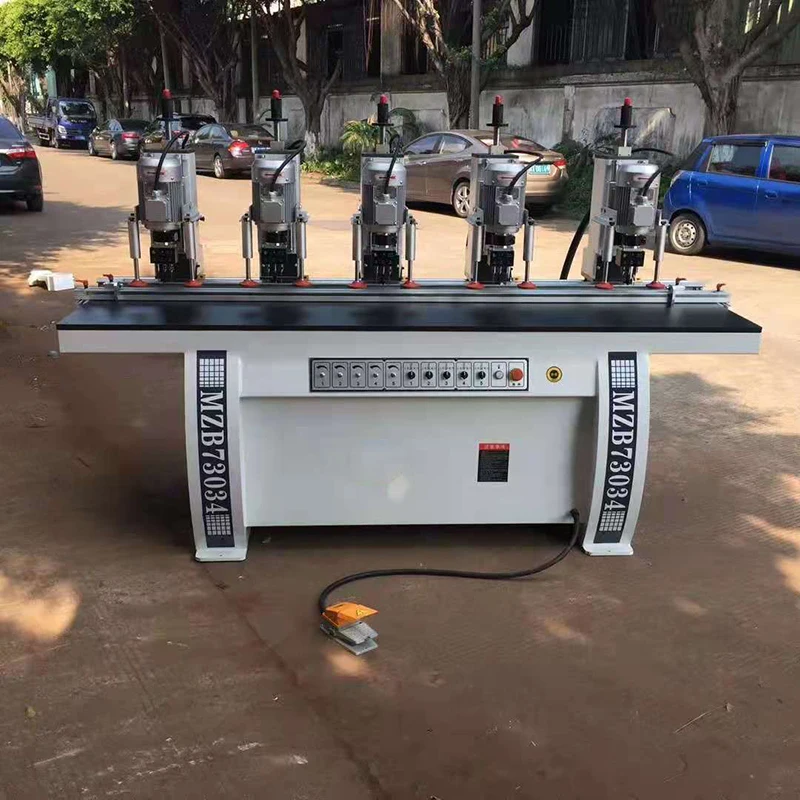 New single head side drilling machine woodworking cabinet door holes drill furniture wood board boring machine