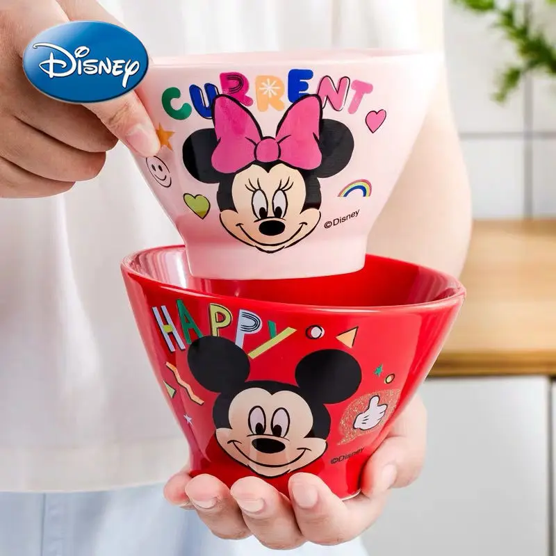 Оригинальная Милая мультяшная керамическая миска Disney детская для снэков чаша