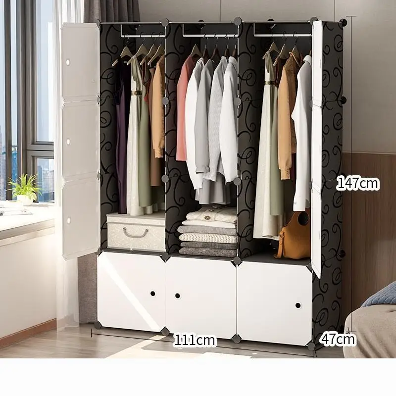 Мобильная табличка для комода Armoire Rangement Armario Armazenamento шкаф мебель для спальни Mueble De Dormitorio шкаф - Цвет: MODEL P