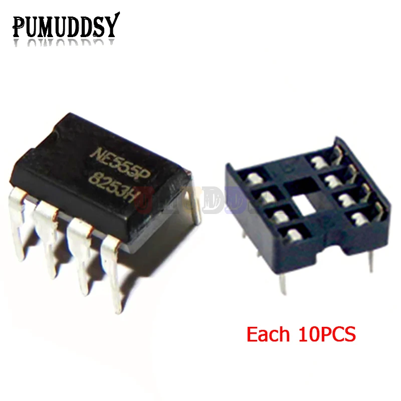 20PCS10EachNE555NE555PIC555TimerProgrammingOscillatorChip8