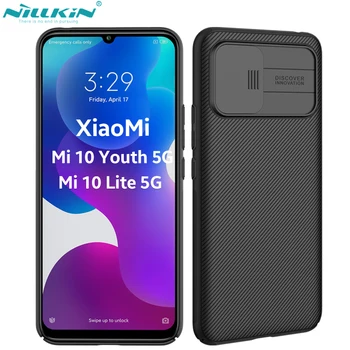 

NILLKIN for Xiaomi Mi 10 Youth 5G Cover MI10 Lite Zoom Phone Case,Camera Protection Slide Protect Cover Lens Protection Case