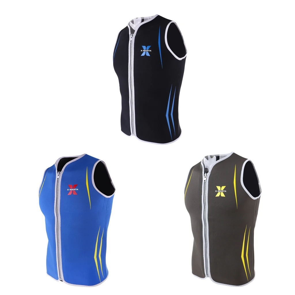 Wetsuits Top Premium Neoprene 3mm Wetsuit Vest for Scuba Diving Surfing SUP Sailing Kiteboarding Wakeboarding Kayaking Canoe