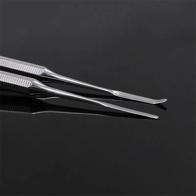 Зубная композитная Смола нож-триммер Высокое качество шпатель из нержавеющей стали двухсторонний светильник отверждения гравировальный нож инструмент