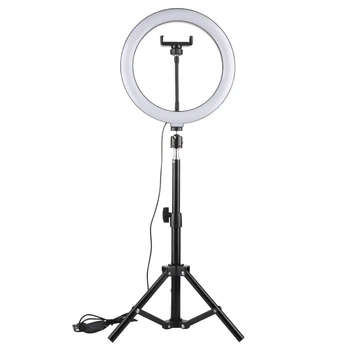 

10 Inch Photo LED Selfie Ring Light Tripod LED Ring Light For Phone Youtube Video Camera Studio Make Up Lamp With USB Ring Lamp