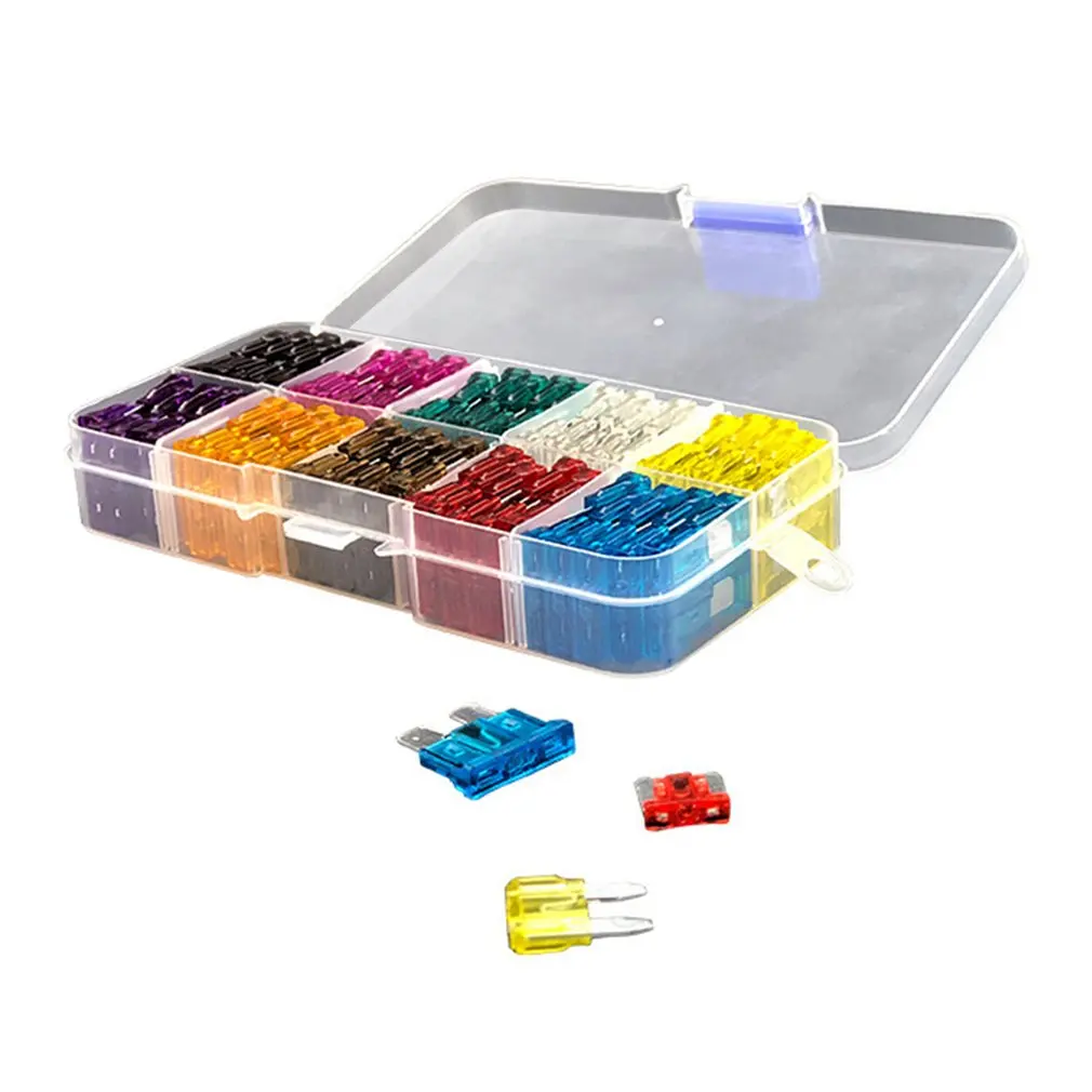 

120PCS Car Auto Assortment Blade Fuse Tablets Replacement Kit Zinc Material Small Size 2A/3A/5A/7.5A/10A/15A/20A/25A/30A/35A