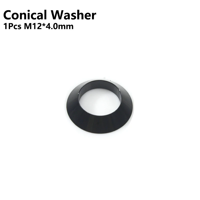 Bicycle Thru Axle Precision Washers - M12 Flat & Conical Collection