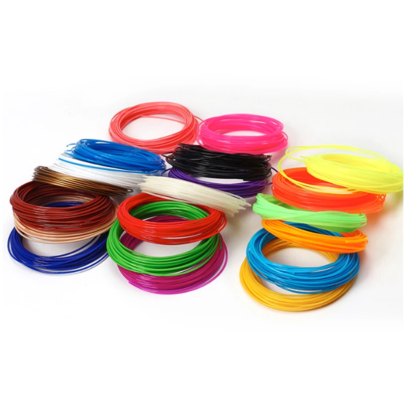 Use For 3D Printing Pen 5m 17 Colors 1.75MM ABS Filament Threads Plastic 3d Printer Materials