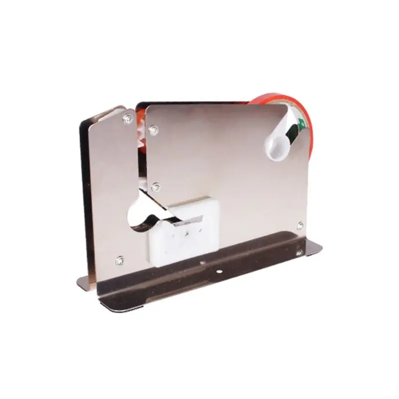 

Stainless Steel Supermarket Bag Sealing Machine Food Packaging Fruit Shop Packer Portable Tape Cutter Dispenser
