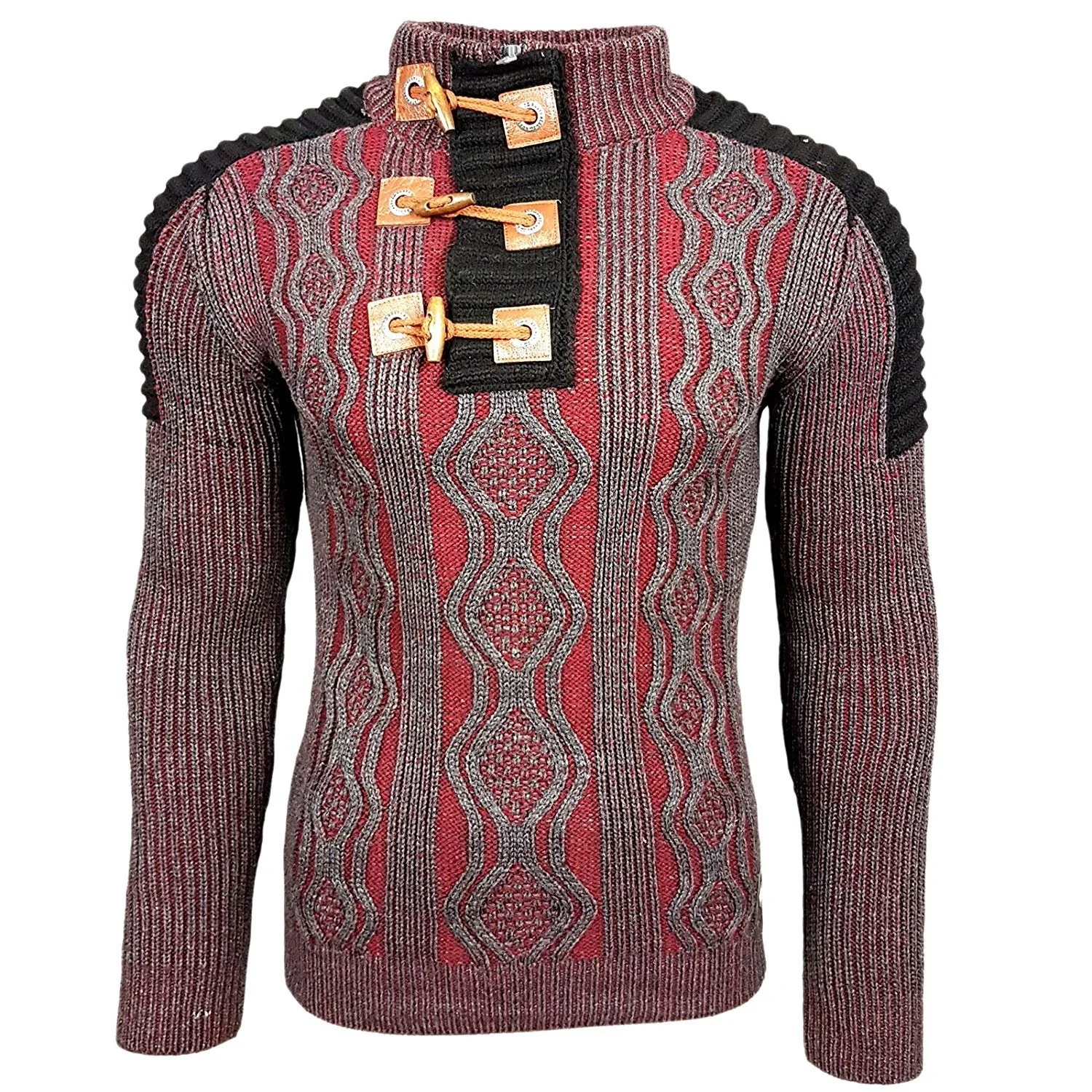 ZOGAA Autumn winter men ripped patchwork oversize knitted sweater irregular design hip hop punk knitwear men vintage pullover ZOGAA Autumn winter men ripped patchwork oversize knitted sweater irregular design hip hop punk knitwear men vintage pullover