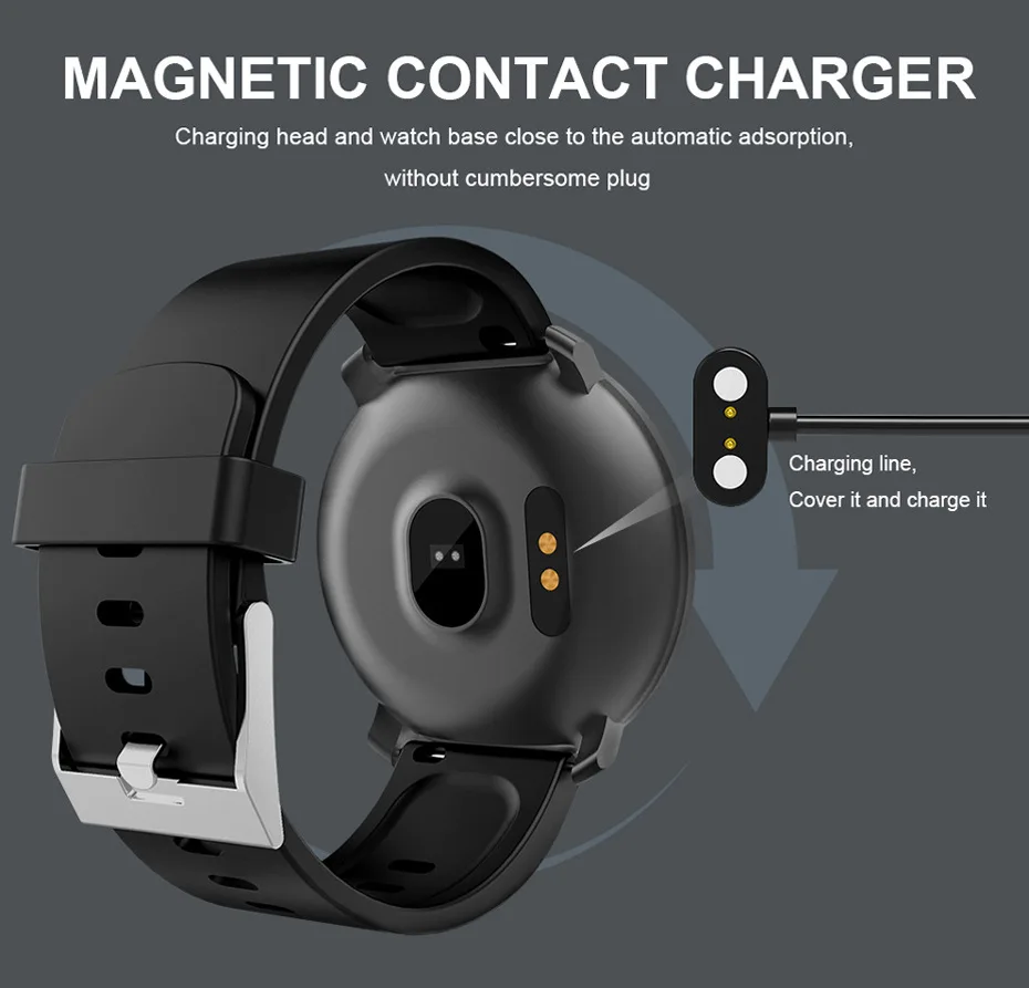 COLMI M31 Men's Smart Watch Full-touch Smartwatch Heart Rate IP67 Waterproof Sports Bracelet Business Fashion On Wrist Watch