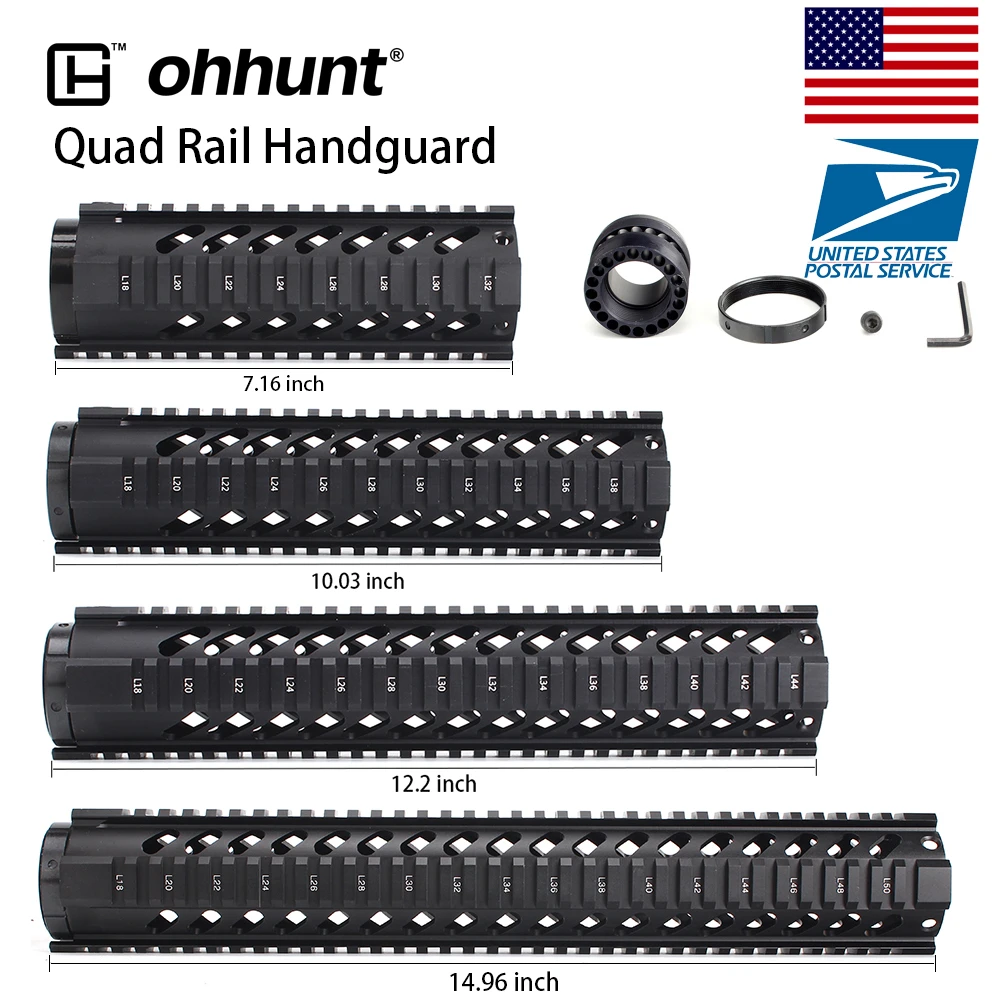 4 Inch Pistol Length Free Float Quad Rail Handguard Fit For .223 5.56 Picatinny 4 Inch Pistol Length Free Float Quad Rail Handguard Fit For .223 5.56 Picatinny