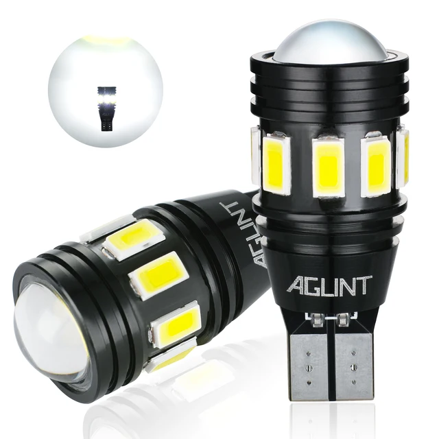 AGLINT 2PCS T15 W16W 912 921 LED Bulbs CANBUS No Error LED 5630 3030 SMD For Car Back Up Light Reverse Lights White 6000k 12 24V