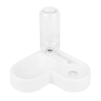 

Pet Dog Dish Feeder Tableware Space Saving Side Turn Prevention Pets Automatic Water Feeder for Small Dogs