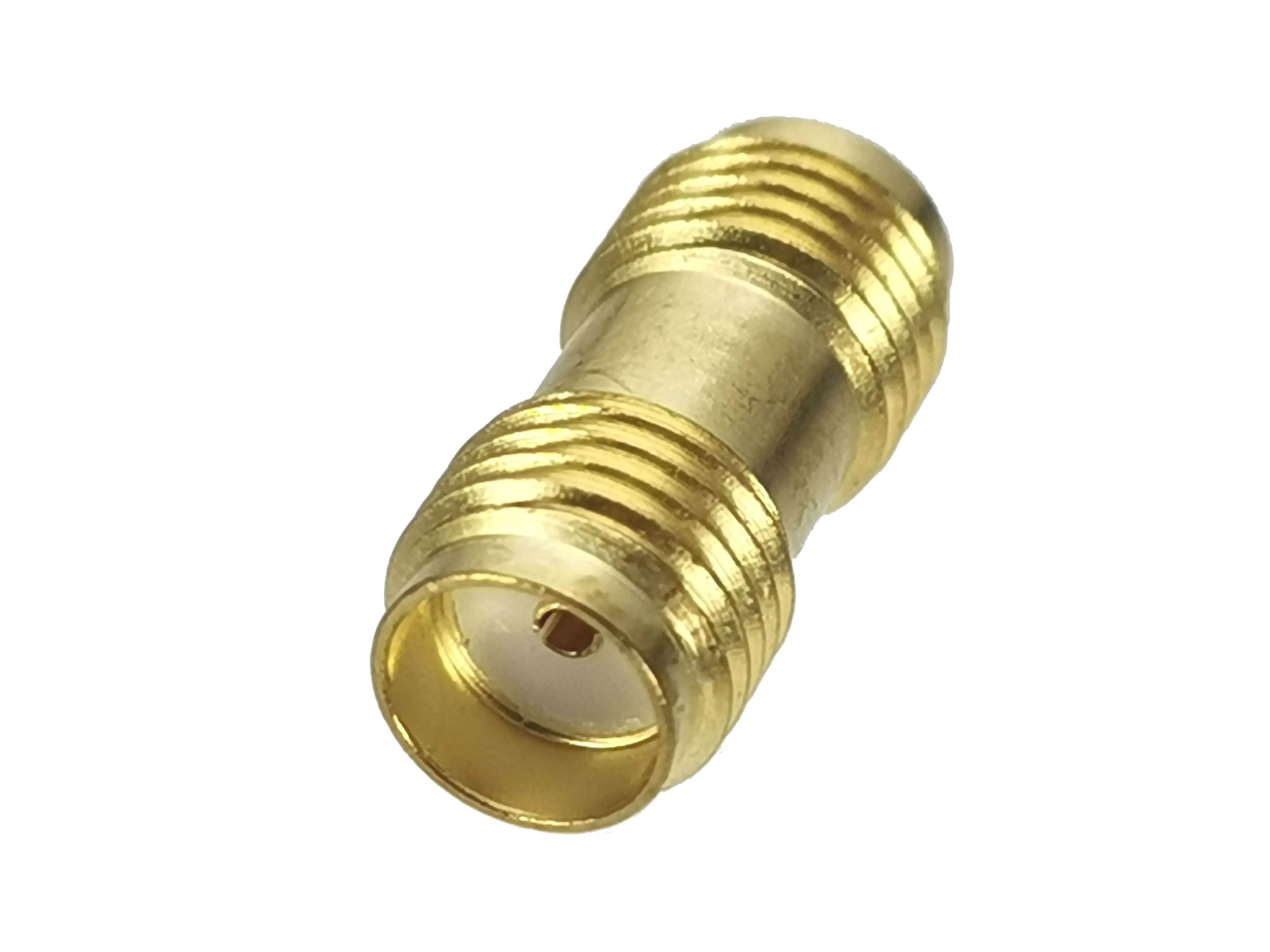 1pcs Connector Adapter SMA Female Jack to SMA Female Jack RF Coaxial Converter Straight New Brass
