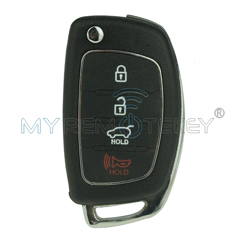 Чехол для выкидного ключа 2 кнопки с автоклавишей panic для hyundai keyless entry remtekey