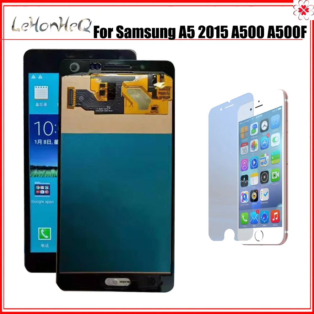 High-end TFT LCD For SAMSUNG Galaxy A5 2015 Display Touch Screen Replacement A500FU A500 A500F A500M | Мобильные телефоны и