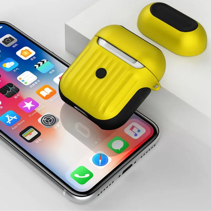 Жесткий защитный чехол против царапин для Apple Airpods 2 комплект наушников