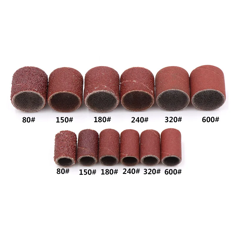 102pcs Grit Sanding Paper Drum Kit with 3.2mm Sandpaper Mandrels Mini Drill Accessories for Dremel Nail Drill Rotary Tools