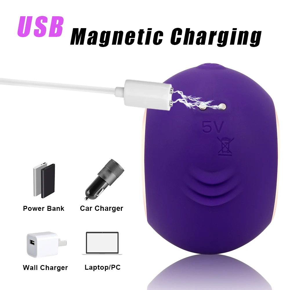 Vibrateur suceur stimulateur de clitoris et mamelon rechargeable_voghion.com