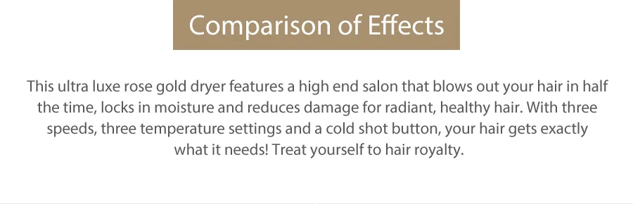 Comparison of Effects