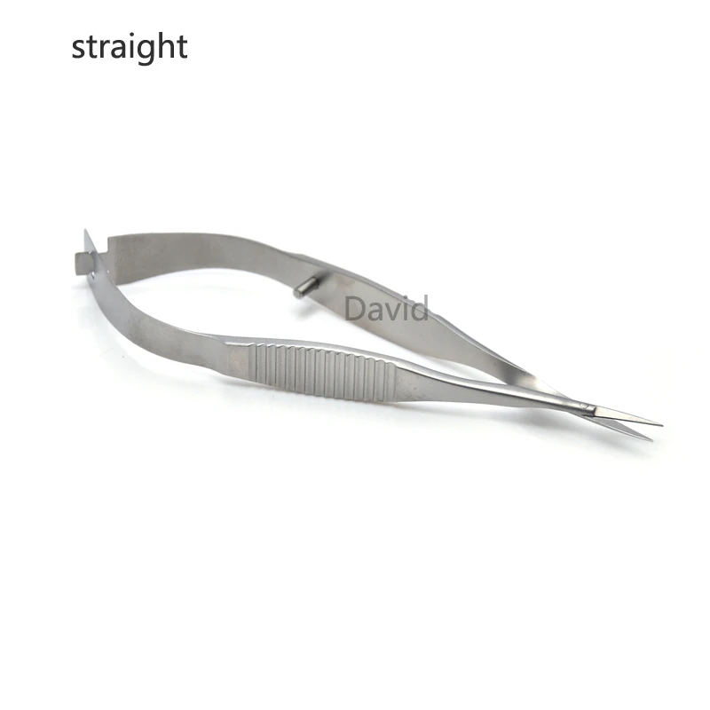 8.5cm Steel titanium iris scissors micro instruments ophthalmic instruments ultra-thin Venus scissors micro