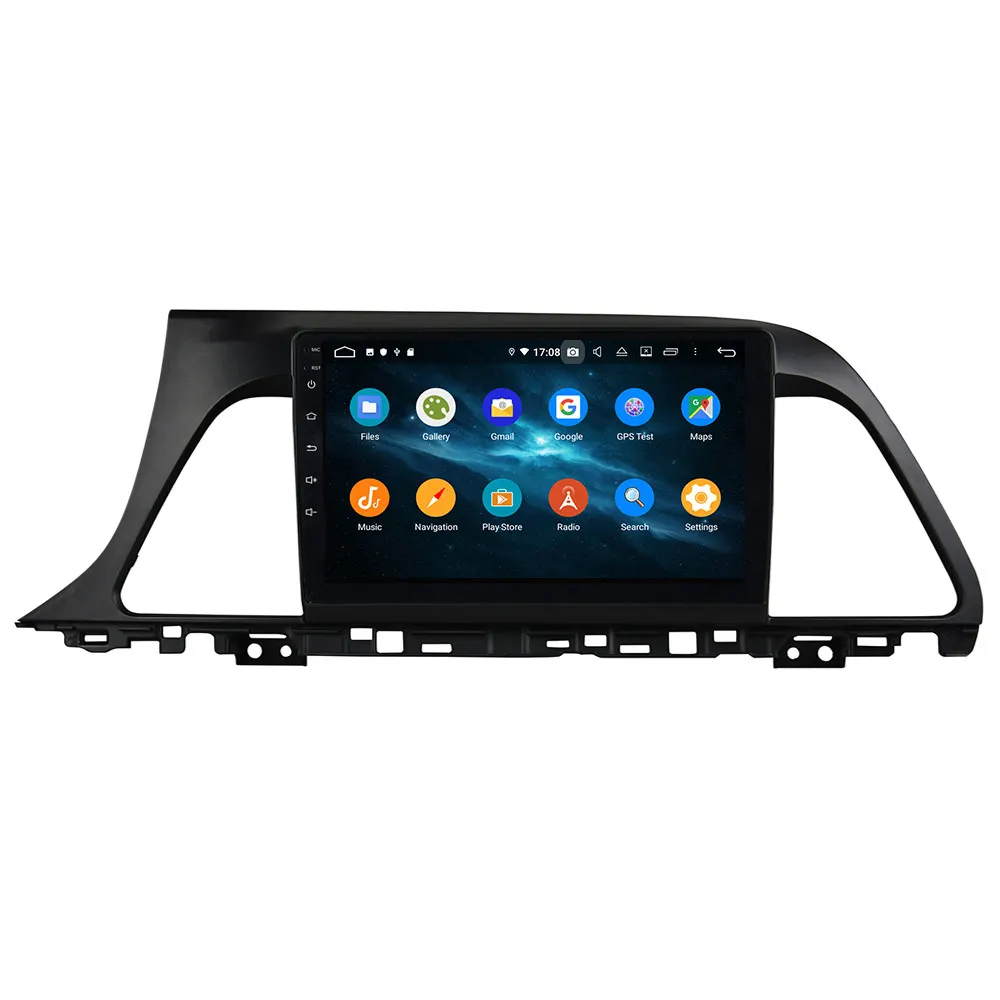 Excellent Android 9 8 Core With DSP For HYUNDAI SONATA 2015-2017 Car radio video player Multimedia GPS navigation accessories No dvd 2 din 1