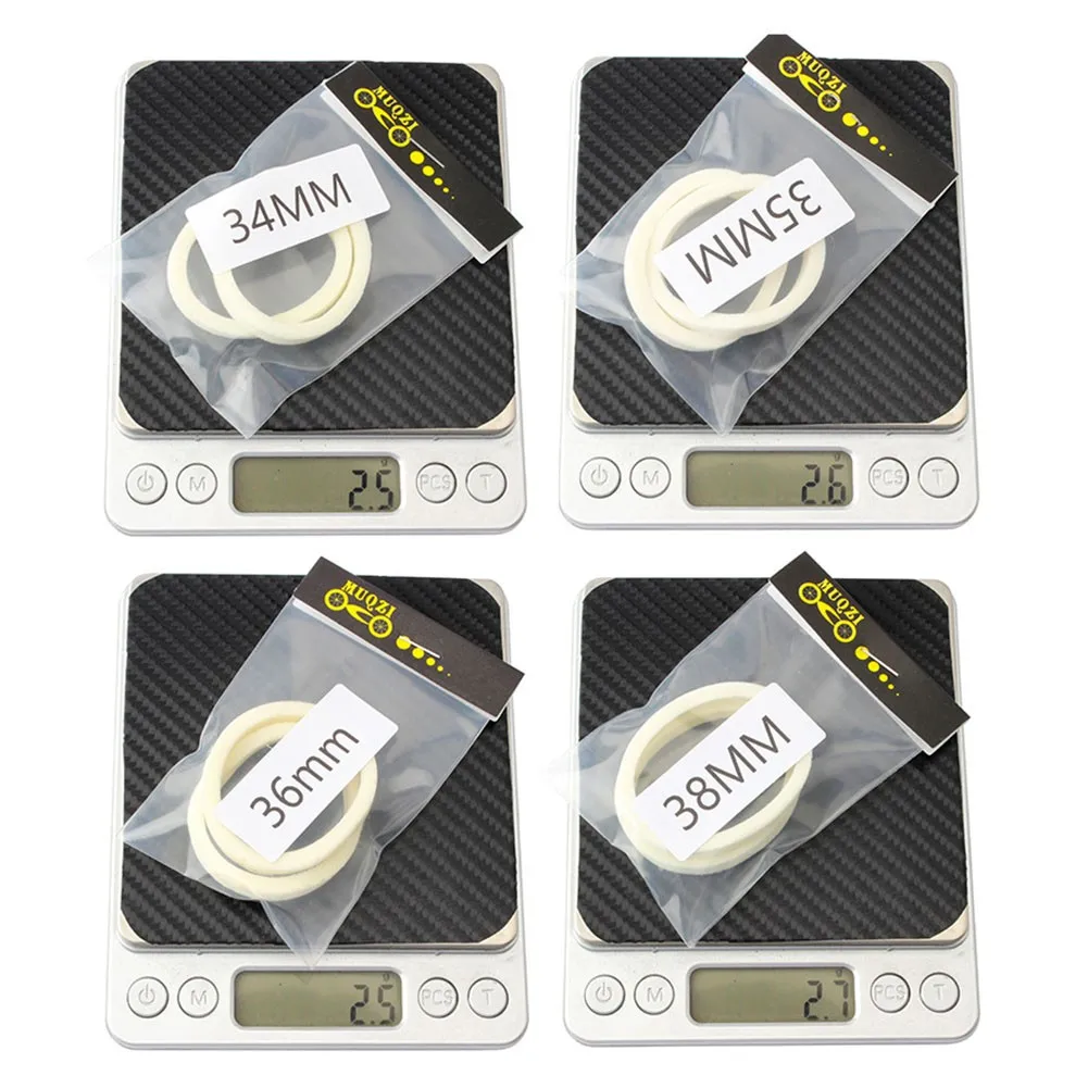 Lot De 8 Anneaux En Mousse Pour Fourche Avant Vélo - Joint D'étanchéité, Absorption Des Chocs - Tailles 30 à 40mm