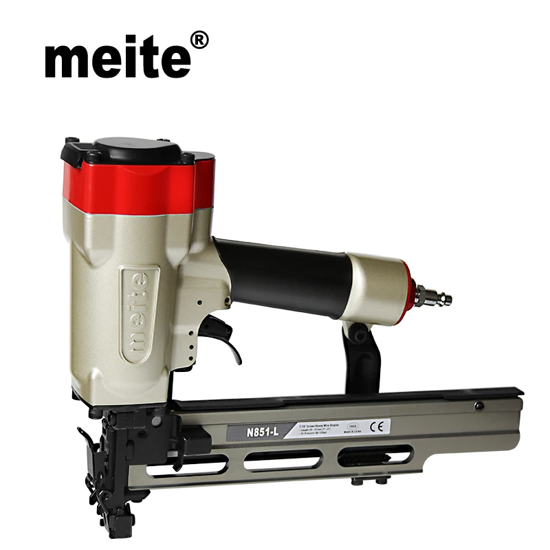 Новое поступление meite N851-L пневматический степлер 14 штапель/N скобы инструмент