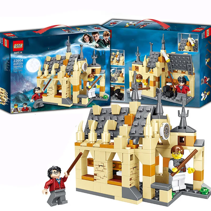 

legoinglys 2019 New Harris Quidditched Potter Match Castle Building Blocks Bricks Toys For Children Compatible With 39147