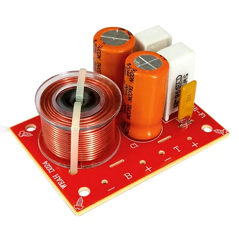 2PCS 2 Way 2 Unit Hi Fi Audio Speaker Frequency Divider Stereo Crossover Filters