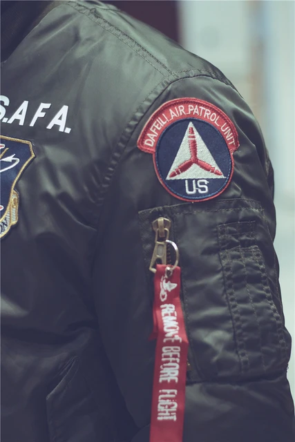 2021 Us Air Force A-10 Warthog Patch Vintage Usafa Puffy High Quality Nylon  Varsity Bomber Flight Men Jacket Thick For Winter - Jackets - AliExpress