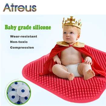 

Atreus Silicone massage cushion Car Seat Cover For Cadillac Jeep Renegade Wrangler Lada Vesta Granta Priora Kalina Accessories