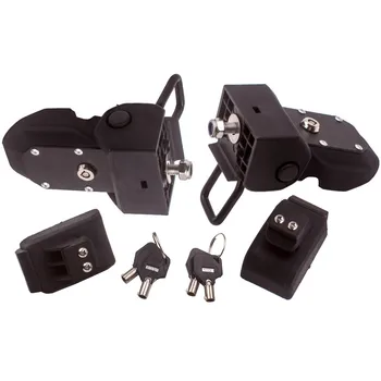 

Universal Alloy Locking Hood Latch Catch Pins Lock For Jeep Wrangler JL JT 2018+