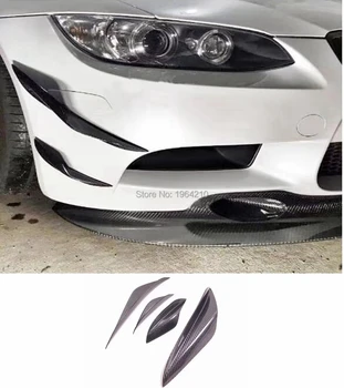 

Carbon Fiber Front Bumper Side Canards Splitter Spoiler Fins for BMW F87 M2 E90 E92 E93 F80 M4 F82 F83 M4 F10 M5 F16 F12 F13 M6