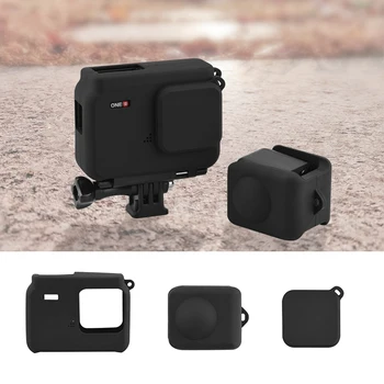 

Silicone Protective Case Skin Cover with Lens Cap for Insta360 ONE R Sports Camera Accessories