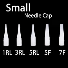 Новинка 100 шт 1RL/3RL/5RL/5F/7F индивидуальные Упакованные наконечники для татуажа бровей, Перманентный макияж, Наконечник иглы, насадки для татуажа, игольчатые колпачки
