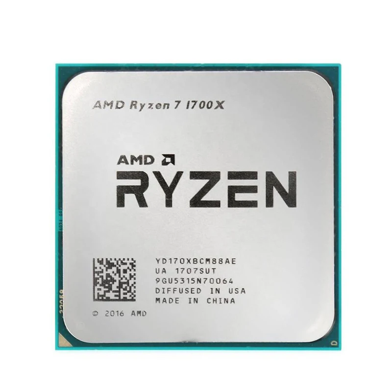 Восьмиядерный процессор AMD Ryzen 7 1700X R7 3 4 GHz YD170XBCM88AE Socket AM4|Процессоры| |