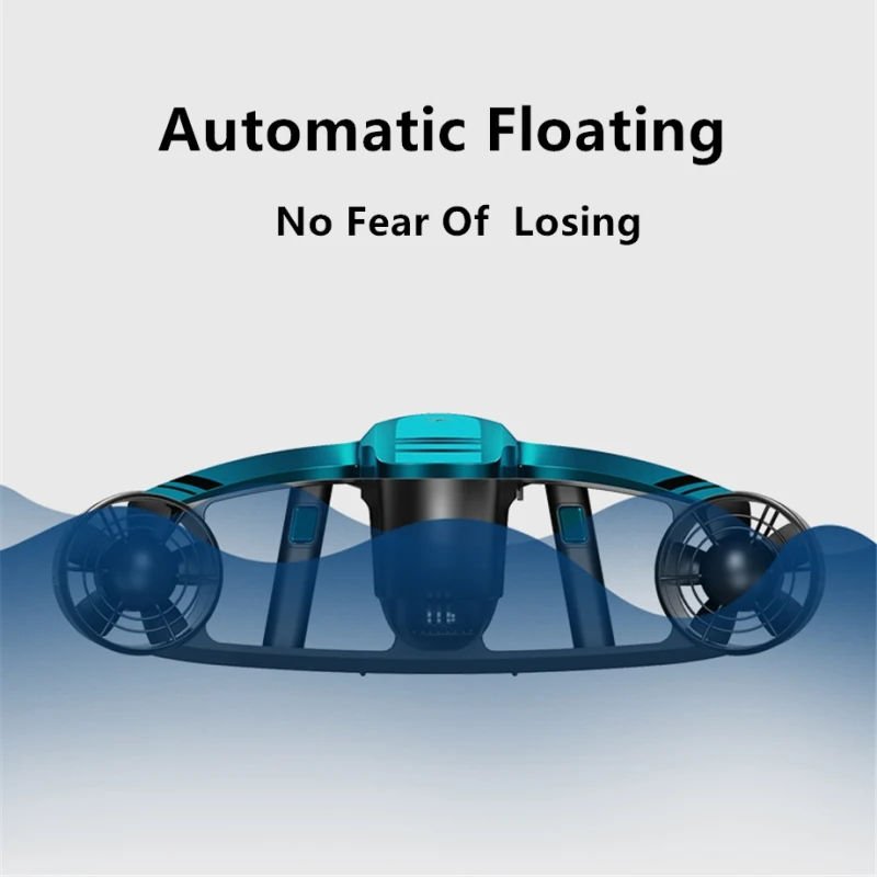 US $1.480.70 Double Propeller Automatic Floating Sea ScooterUnderwater ScooterDiving Scooter For Swimming Snorkeling And Diving For Adults